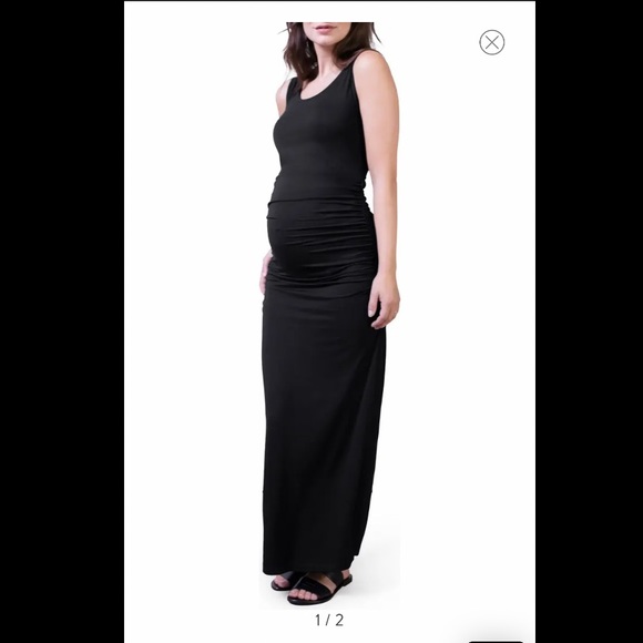 'Lisle' Maternity Maxi Tank Dress - Picture 1 of 3